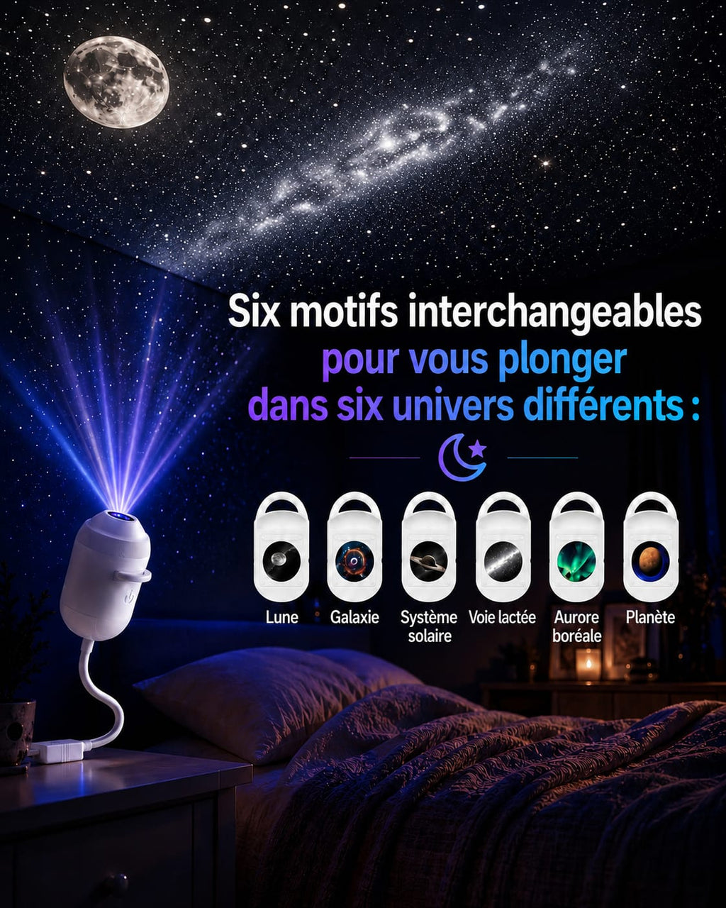MOONIGHT™ Projecteur Galaxie